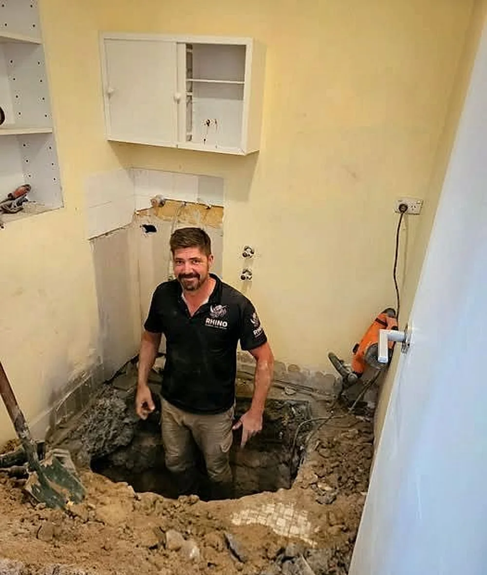 RHINO tradesperson on a job site